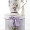 Teaware The Tea Shoppe | Purple Elegance Porcelain Mug