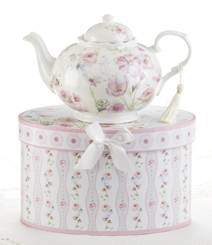 Teaware The Tea Shoppe | Poppyseed Porcelain Teapot