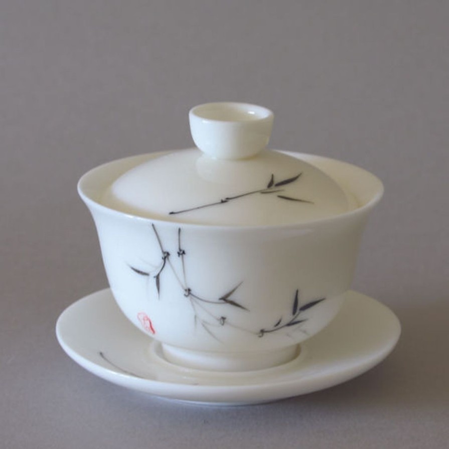 Teaware The Tea Shoppe | Hand-Painted Gaiwan Bamboo