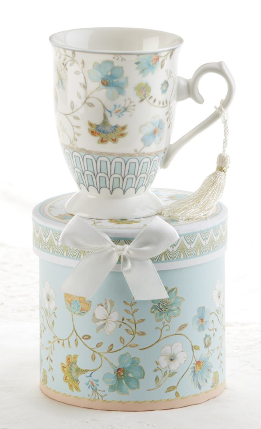 Teaware The Tea Shoppe | Blue Romance Porcelain Mug